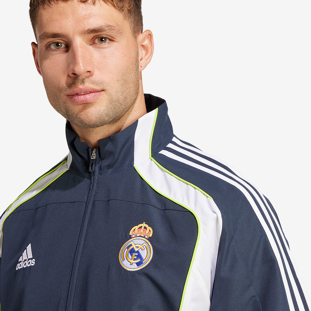 adidas Real Madrid UBP Track Top - Night Navy - Mens Replica
