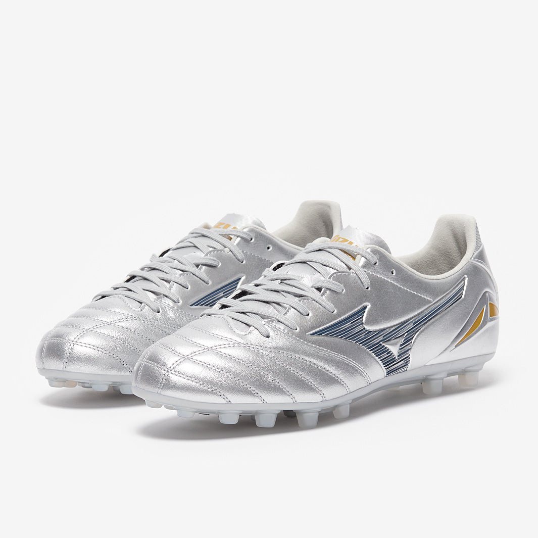 Mizuno Morelia Neo IV Pro Artificial Grass - Galaxy Silver/Gold
