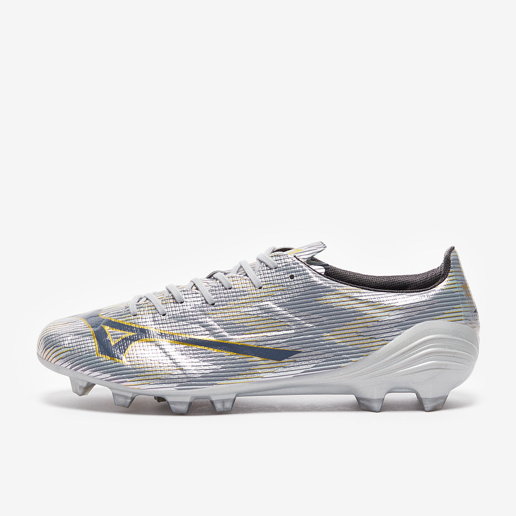 Mizuno alpha2JAPAN 26.5 シルバー/ゴールド Mizuno Alpha II Made in Japan Firm Ground - Galaxy Silver/Gold
