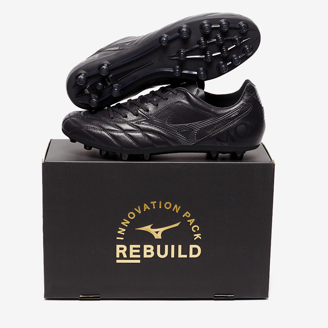 Mizuno Morelia Elite II Made in Japan Artificial Grass - Obsidian