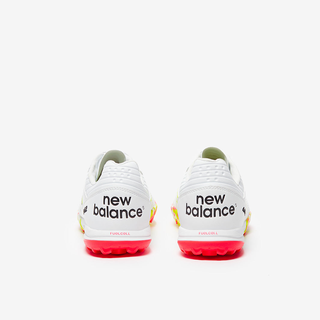 New Balance 442 V2 Pro Turf - White/Energy Red/Hi-Lite Yellow