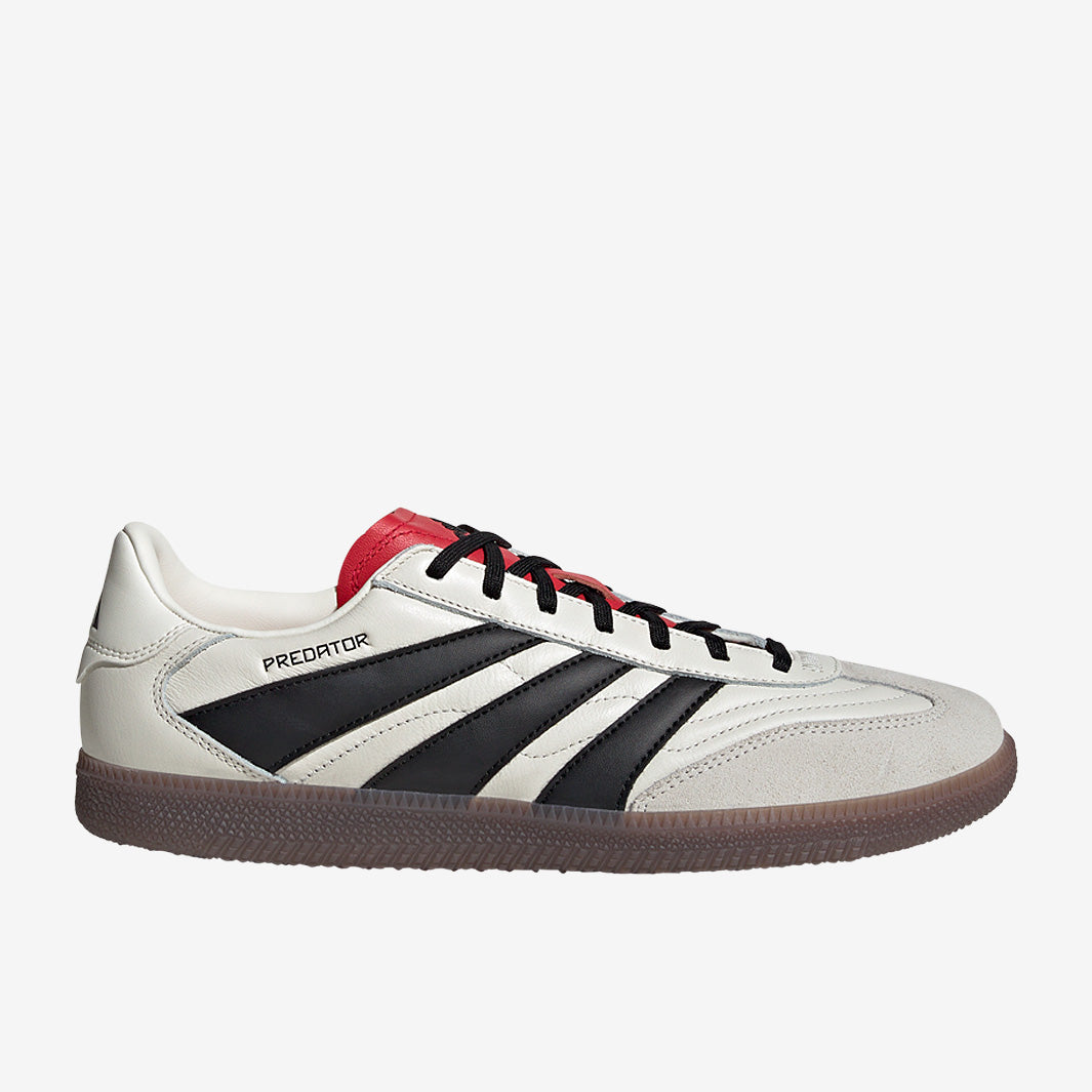 adidas Predator Freestyle - Off White/Core Black/Pure Ruby - Adult