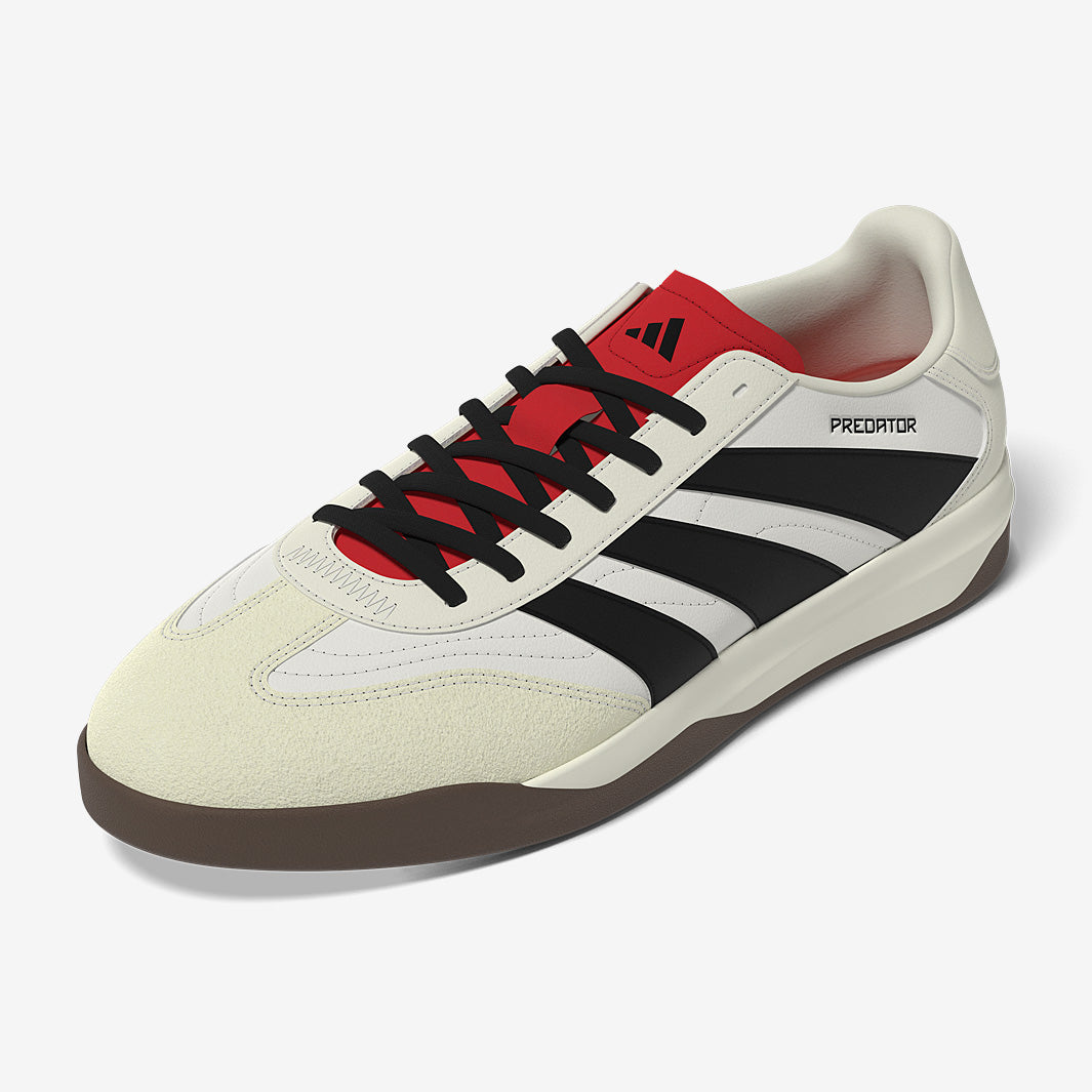 adidas Predator Freestyle - Off White/Core Black/Pure Ruby - Adult