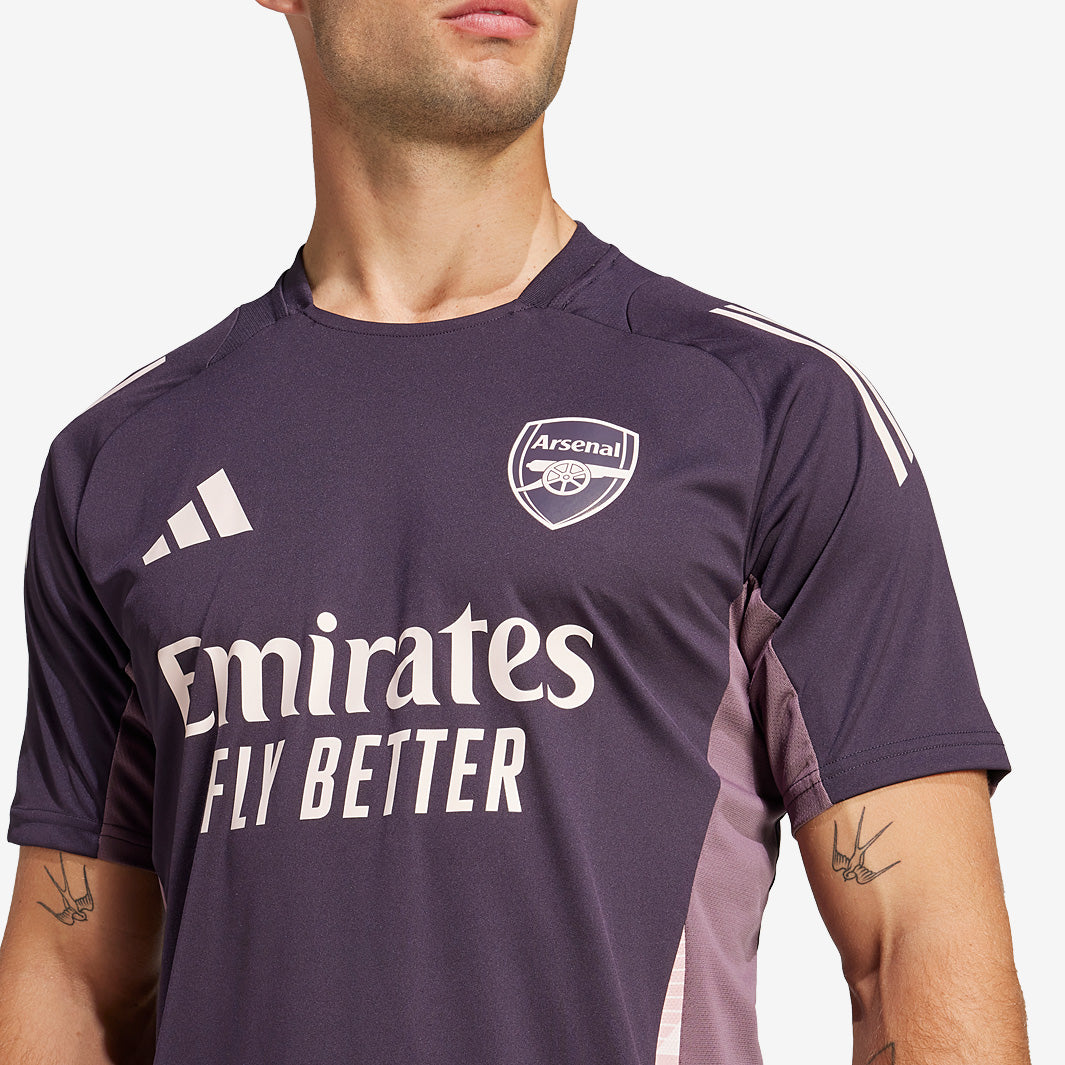 adidas Arsenal 24/25 Tiro 24 Training Jersey - Aurora Black - Mens