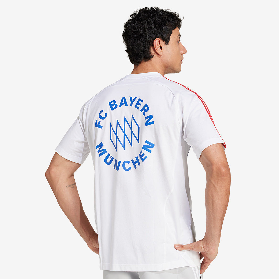 adidas Bayern Munich 24/25 UBP T-Shirt - White - Mens Replica