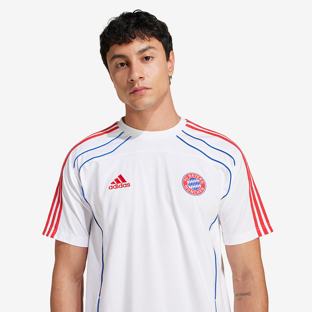adidas Bayern Munich 24/25 UBP T-Shirt - White - Mens Replica