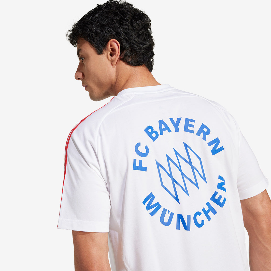 adidas Bayern Munich 24/25 UBP T-Shirt - White - Mens Replica