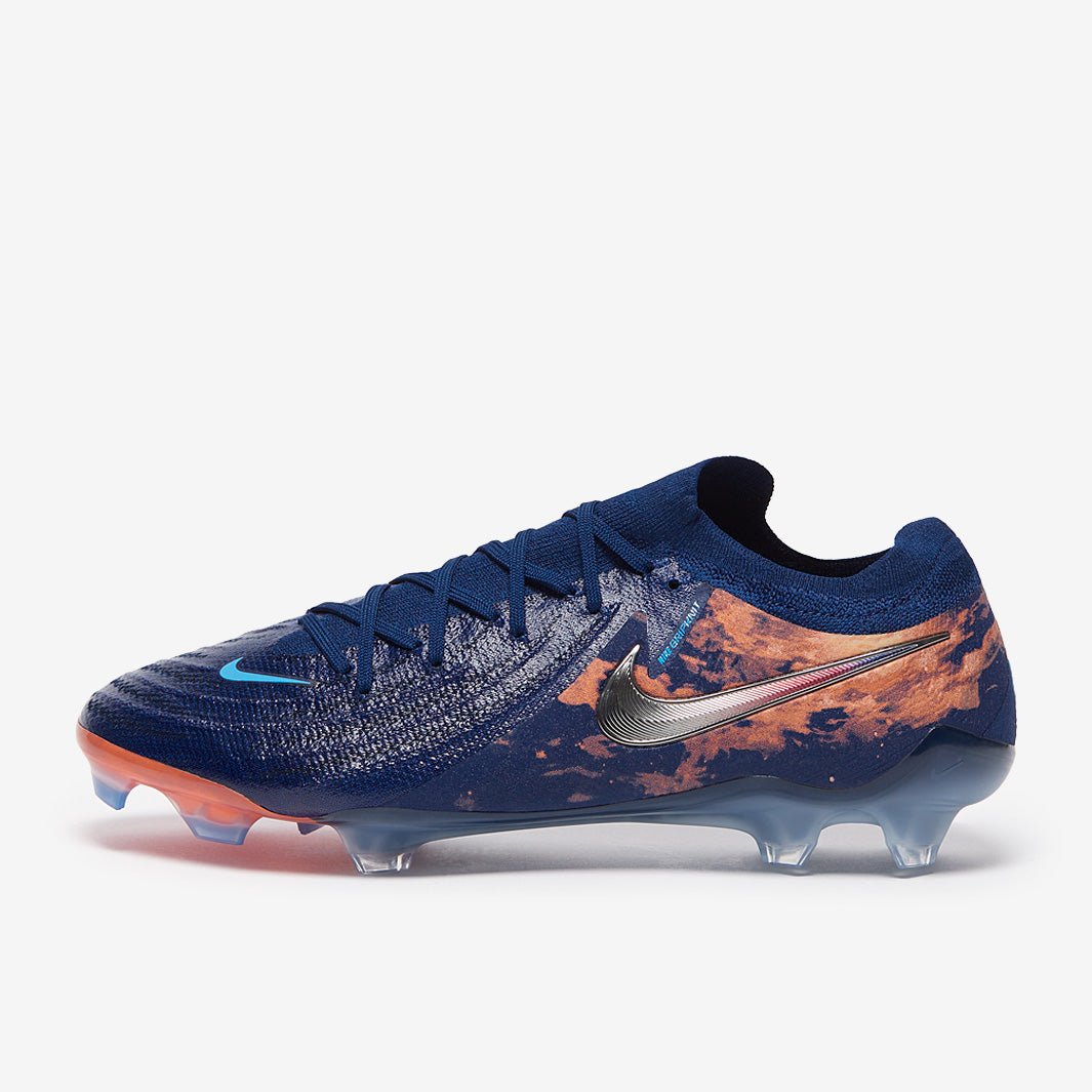 Nike Phantom GX II Elite x Haaland Firm Ground - Blue Void/Chrome