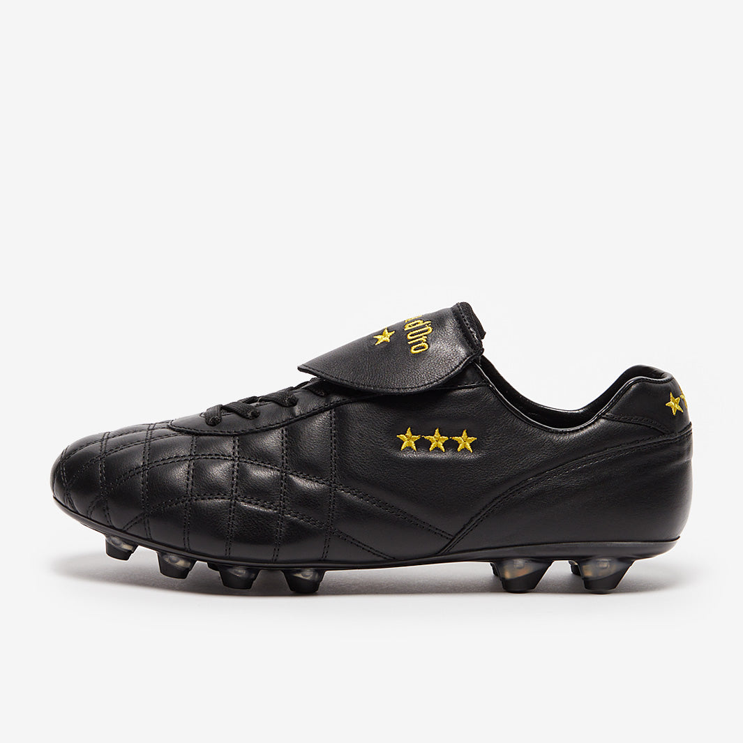 Pantofola d'Oro Del Duca 2.0 Tongue Firm Ground - Black/Gold