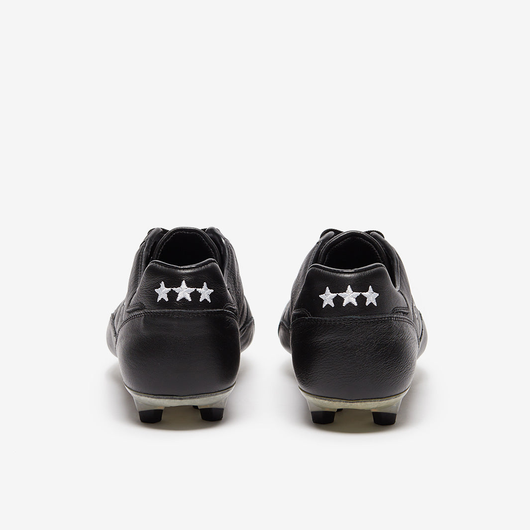 Pantofola d'Oro Alloro LC Firm Ground - Black/White - Adult Cleats