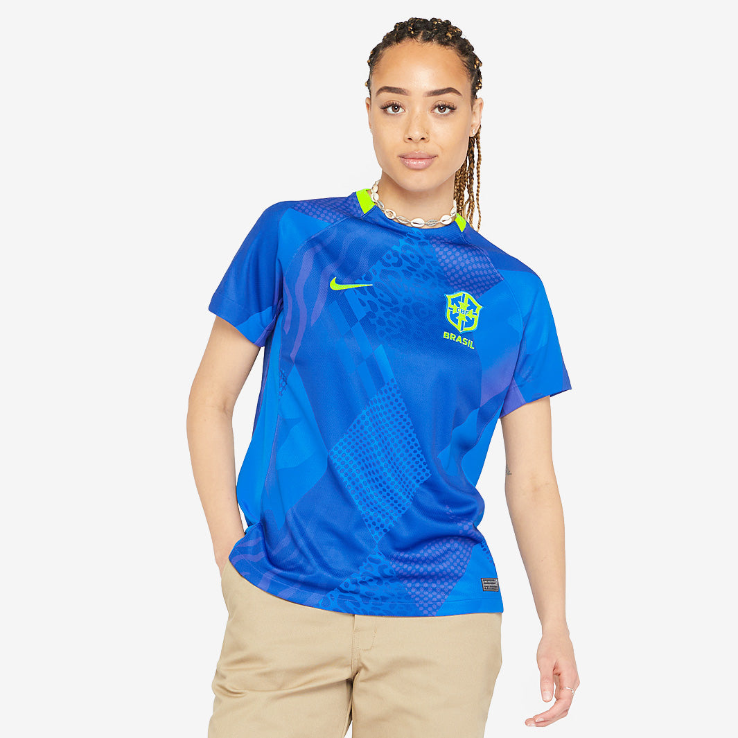 Nike Brazil 2025 Womens Dri-FIT Stadium Away Jersey - Soar