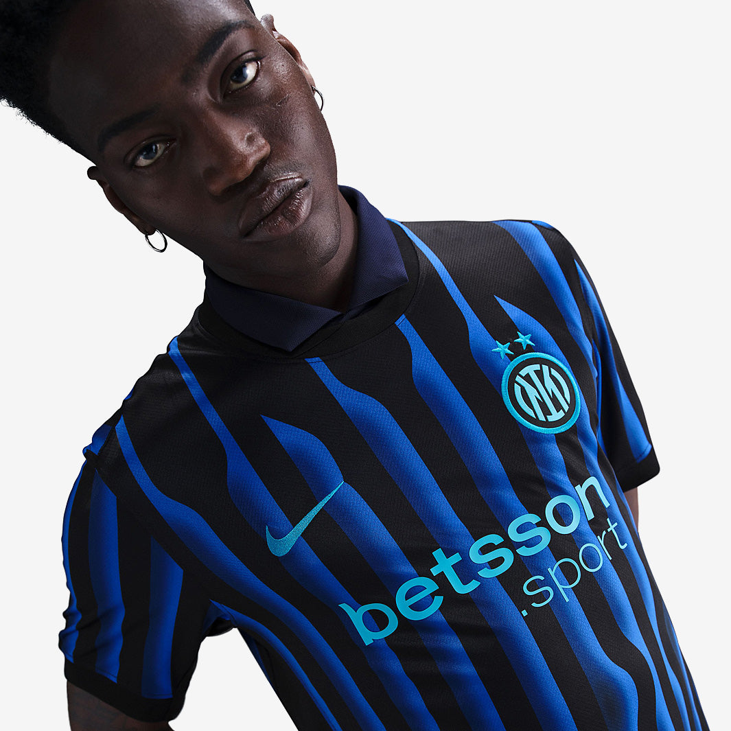 Nike Inter Milan 25/26 Dri-FIT Stadium Home Jersey - Lyon Blue