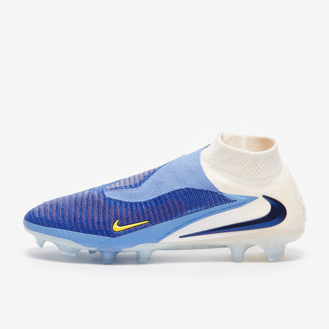 Nike Phantom 6 Elite High Firm Ground - Racer Blue/White/Dark