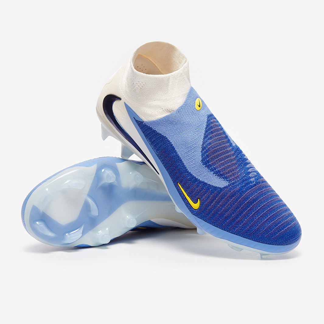 Nike Phantom 6 Elite High Firm Ground - Racer Blue/White/Dark