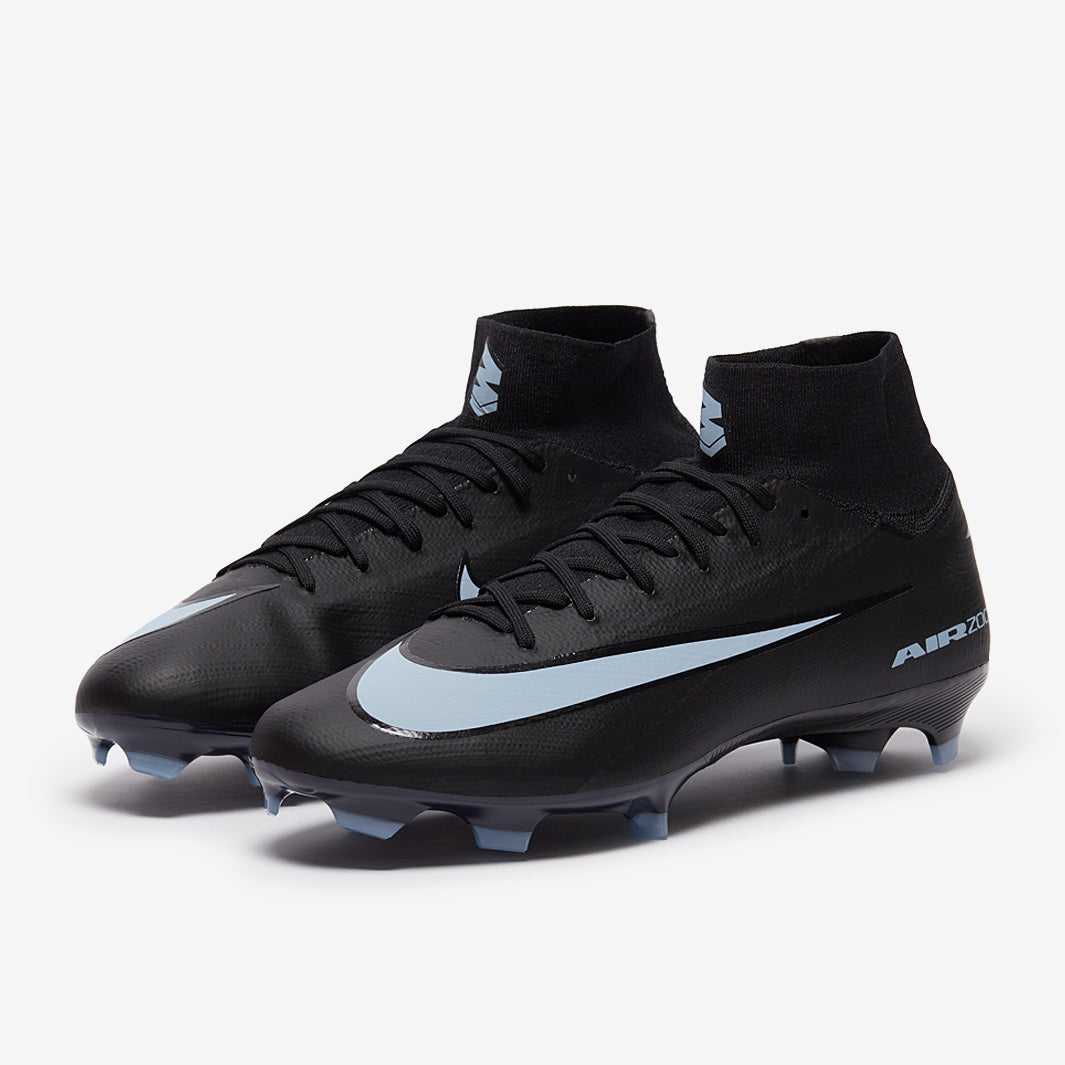 Nike Mercurial サッカーシューズ ブラック Nike Air Zoom Mercurial Superfly X Pro Firm Ground - Black/Ice