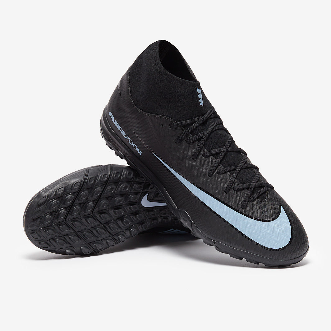 Nike Air Zoom Mercurial Superfly X Academy Turf - Black/Ice Blue