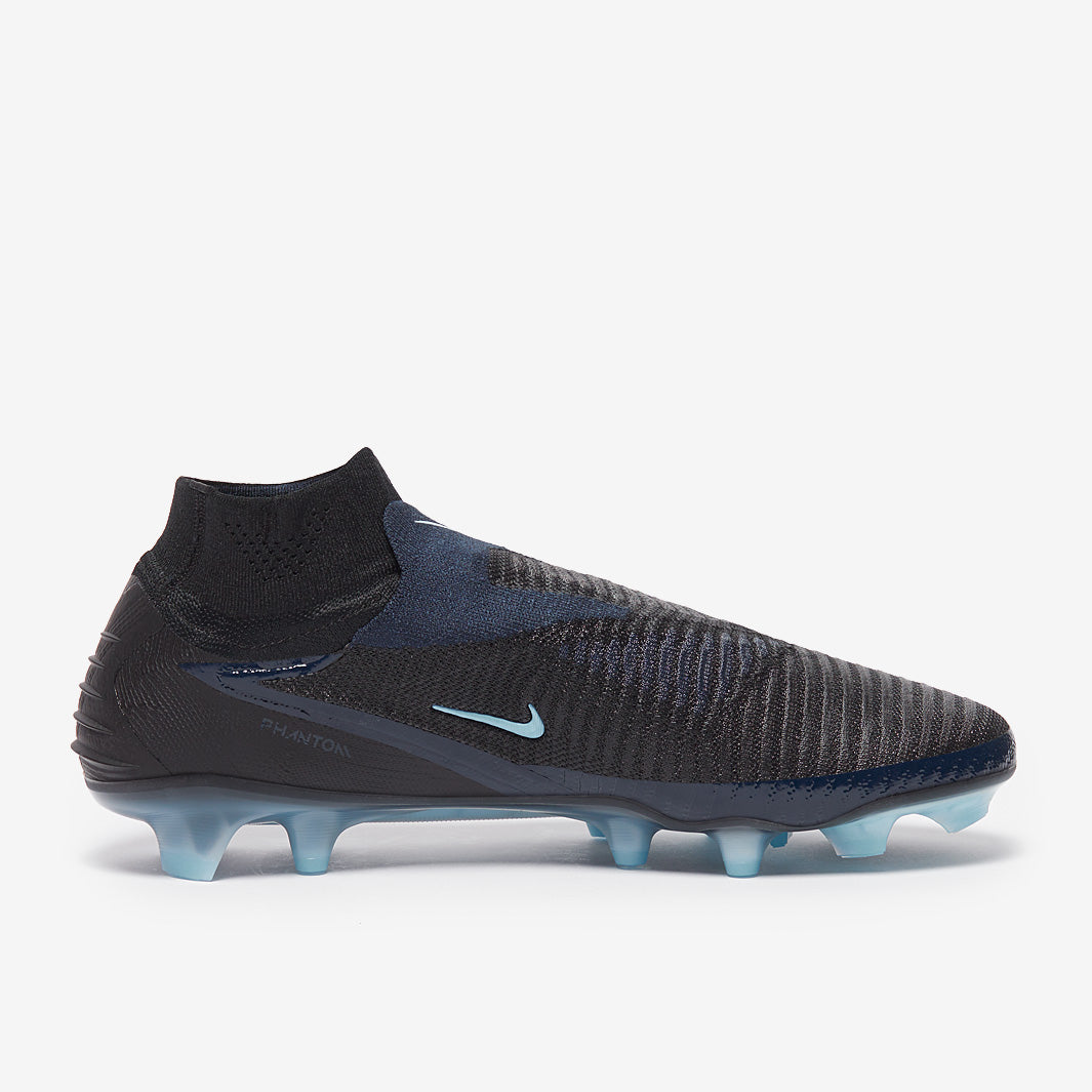 Nike Phantom 6 ハイカット エリート FG 25.5 Nike Phantom 6 Elite High Firm Ground - Black/Black - Adult Cleats