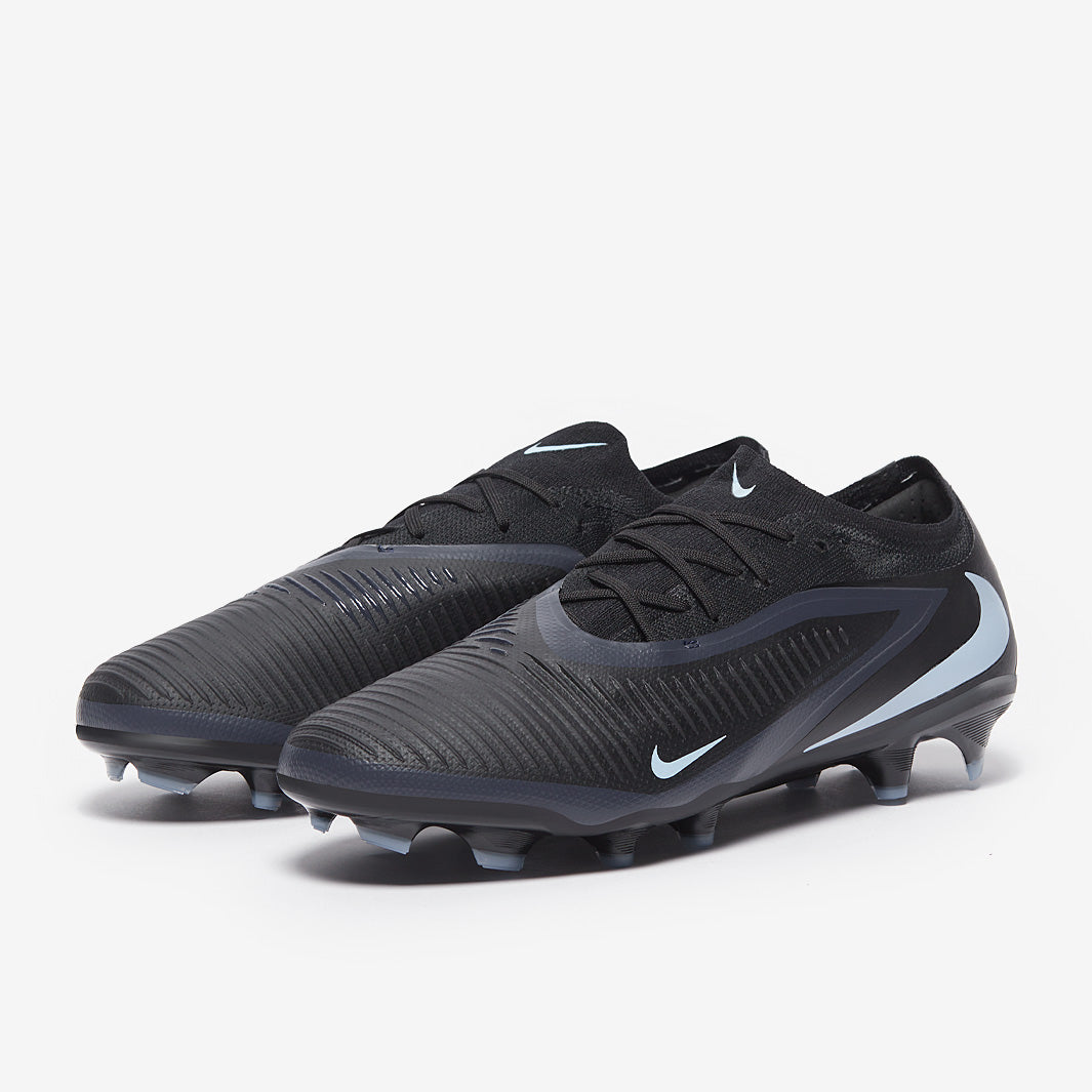 Nike Phantom 6 Pro Low Firm Ground - Black/Black - Adult Cleats