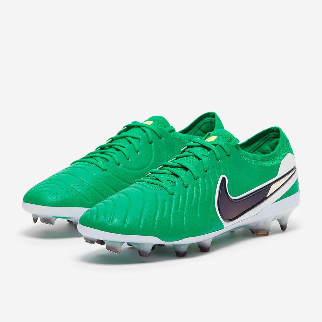 Nike Tiempo メタリックグリーン シューズ Nike Tiempo Legend X Academy FG x Emerald - Dark Atomic Teal/Sail