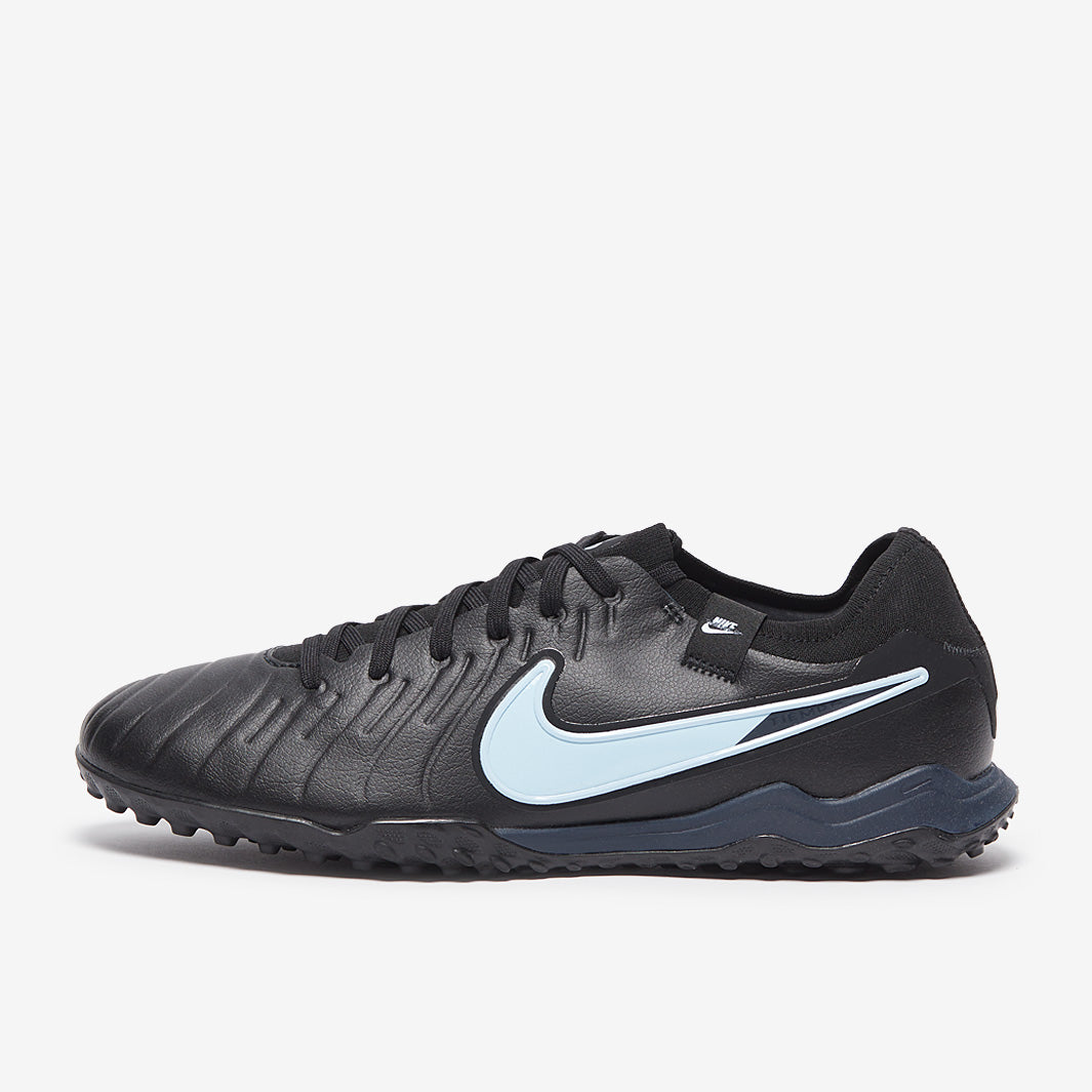 Nike Tiempo Legend X Pro Turf - Black/Ice Blue - Adult Cleats