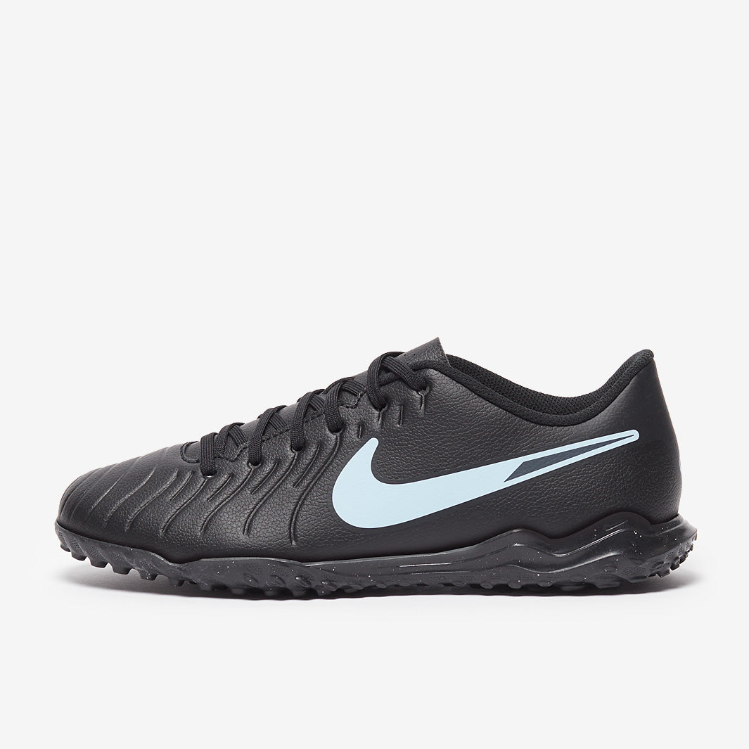 Nike Tiempo Legend X Club Turf - Black/Ice Blue - Adult Cleats