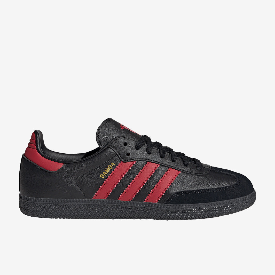 靴 adidas Samba Team Manchester United 27.5 adidas Originals Samba x Manchester United - Core Black/MUFC Red