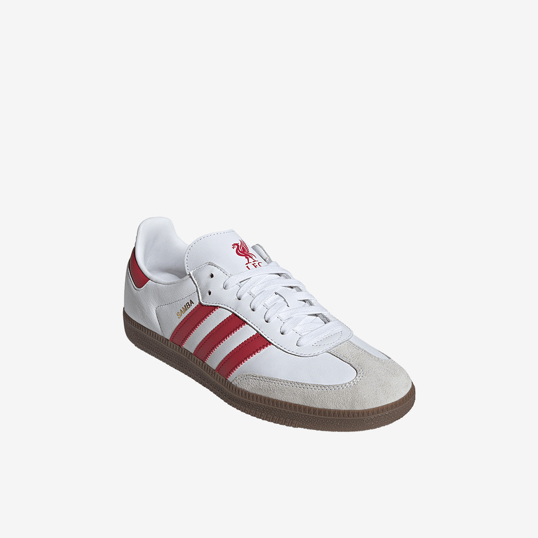 adidas Samba LFC スニーカー 　リヴァプール 26cm adidas Originals Samba x Liverpool - Ftwr White/Strawberry Red/Gum