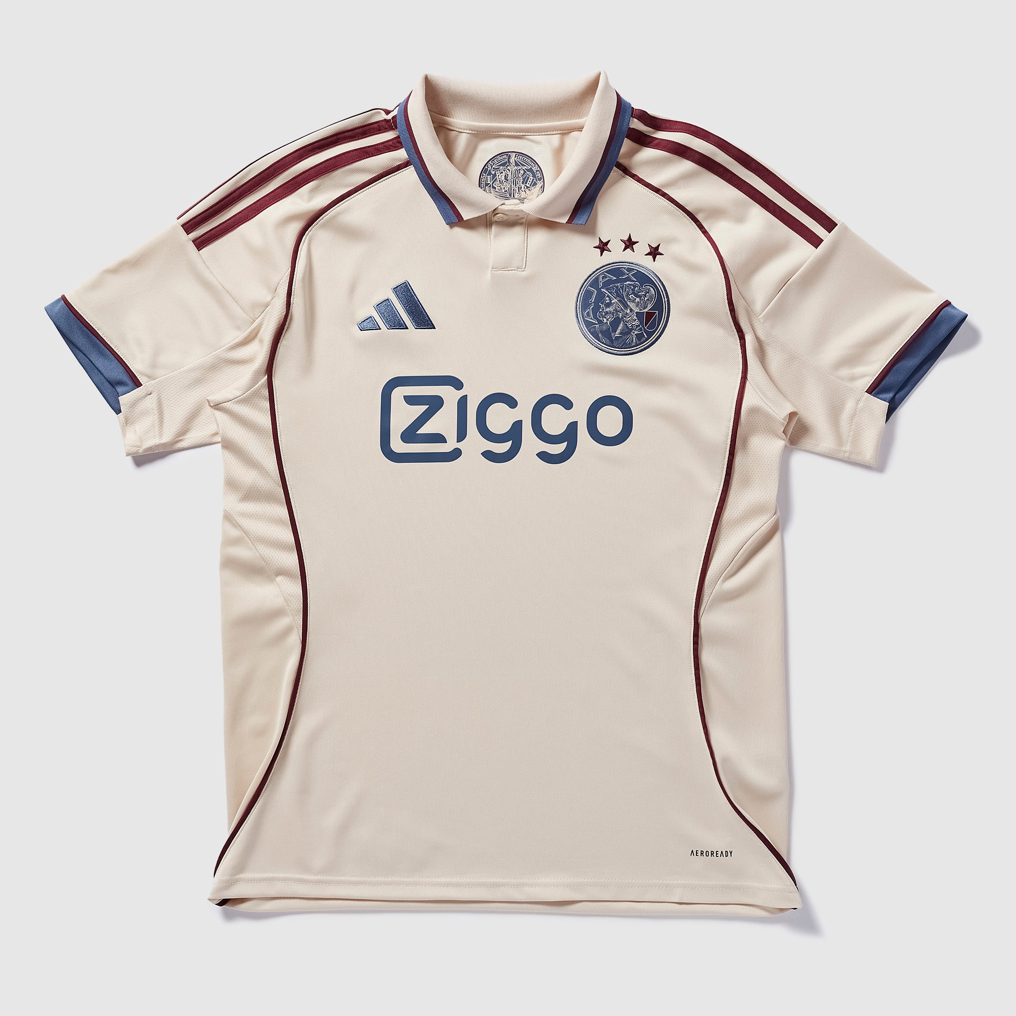 Ajax adidas ユニフォーム　サッカー adidas Ajax 25/26 Third Shirt - Halo Ivory - Mens Replica