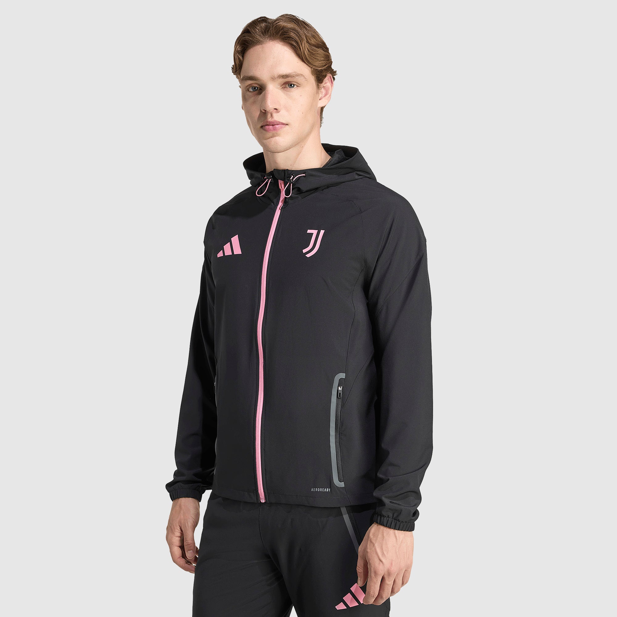 adidas Juventus 25/26 Competition Vis Tech Jacket - Black/Bliss