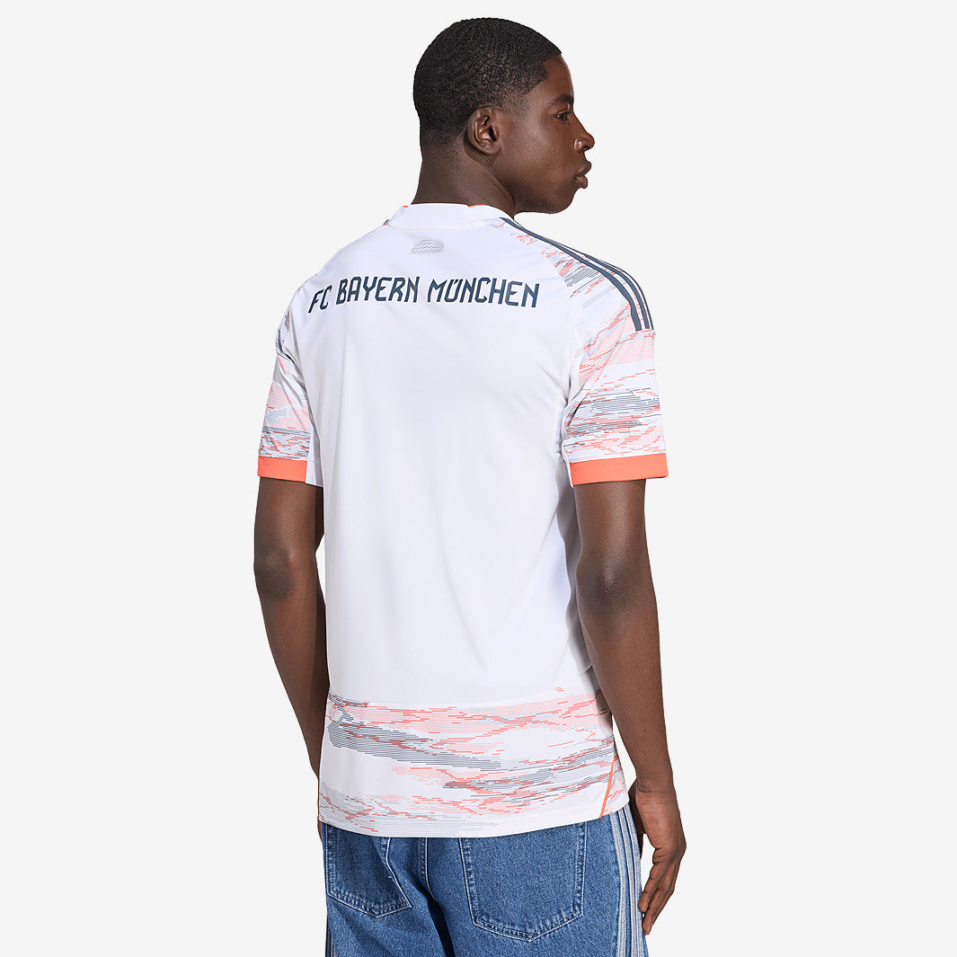 adidas Bayern Munich 25/26 Away Jersey - White - Mens Replica