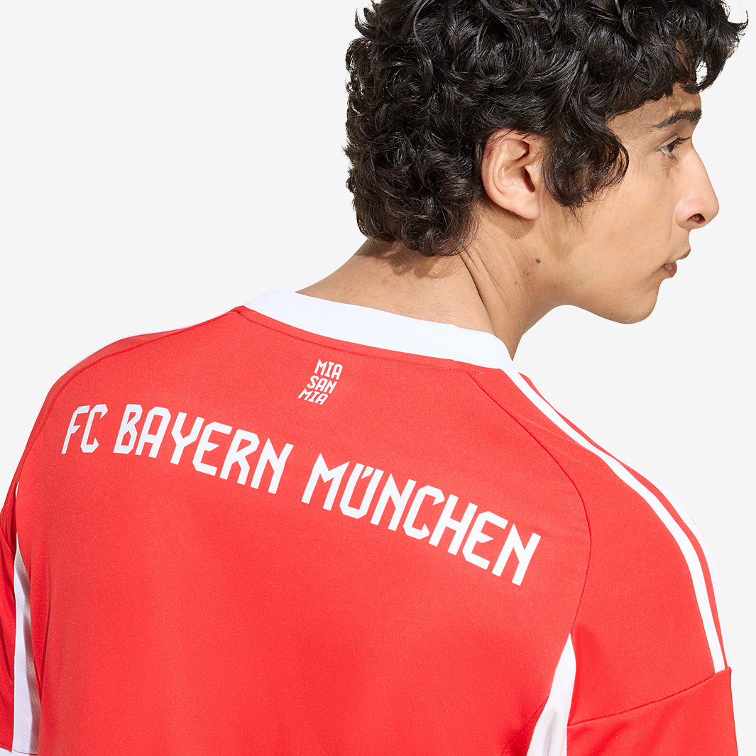adidas Bayern Munich 25/26 Home Jersey - Red - Mens Replica