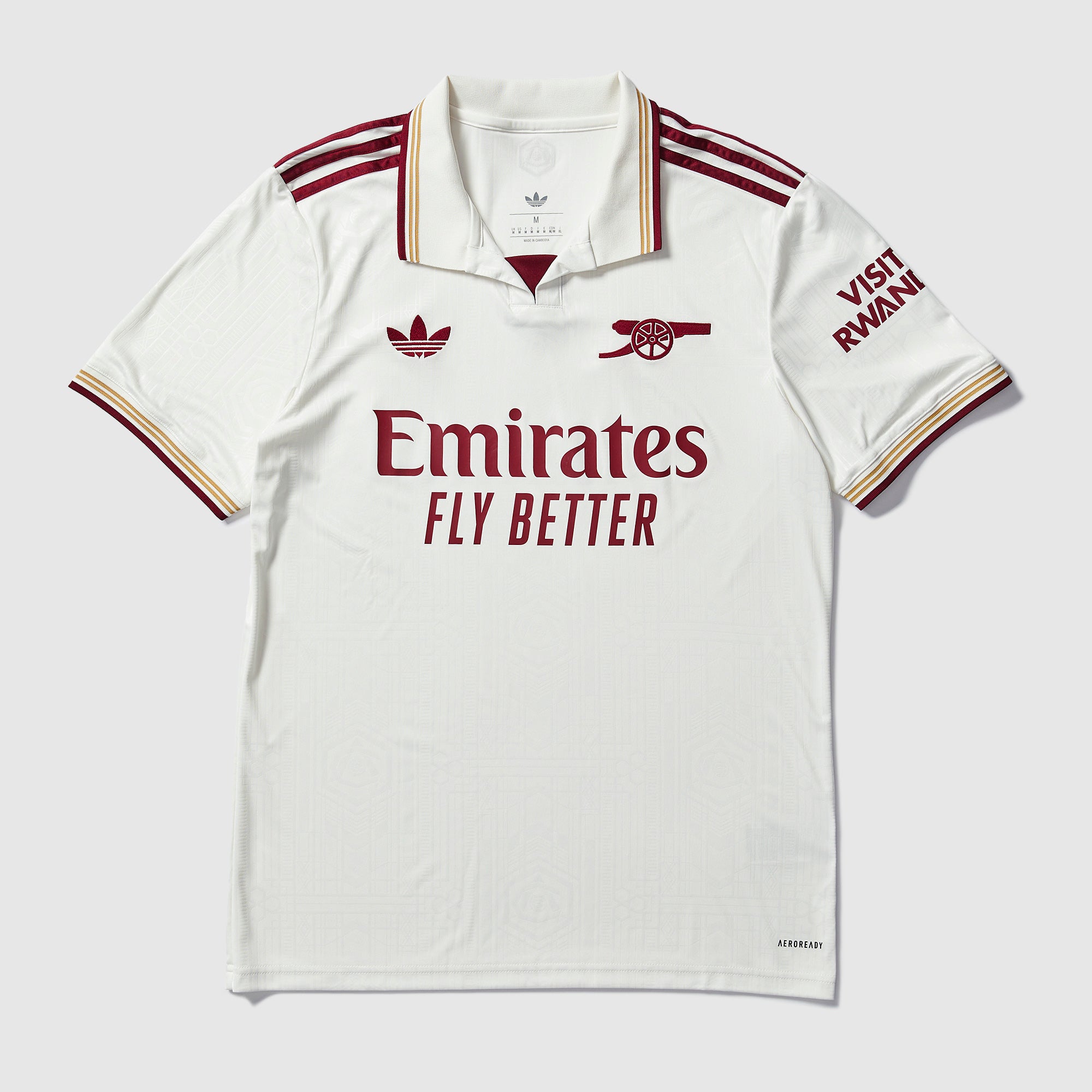 adidas Originals Arsenal 25/26 Third Jersey - Cloud White/Team