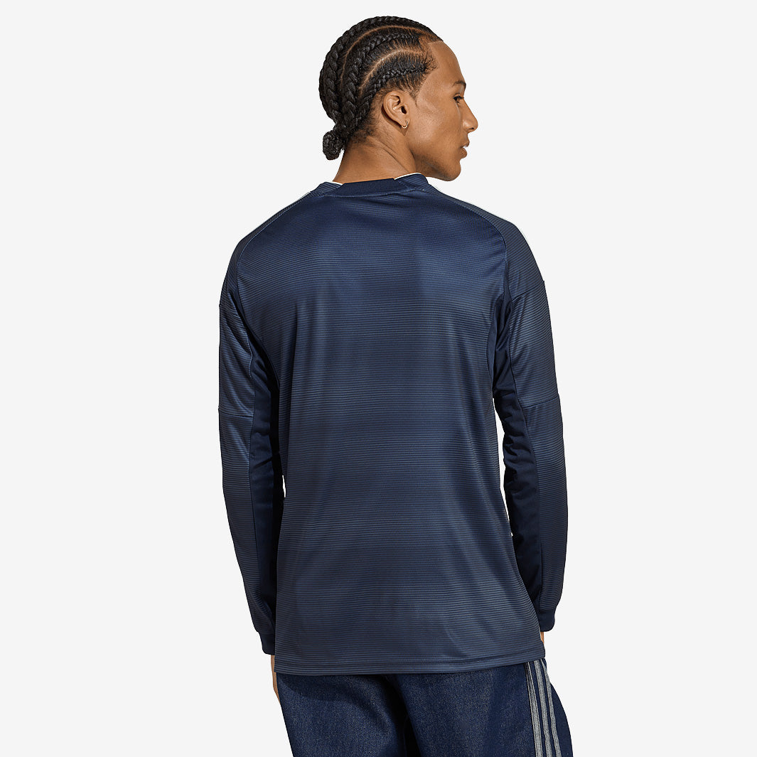 adidas Real Madrid 25/26 LS Away Jersey - Legend Ink - Mens Replica