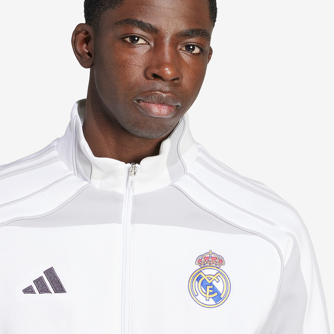 adidas Real Madrid 25/26 UBP Doubleknit Track Top - White/Lgh