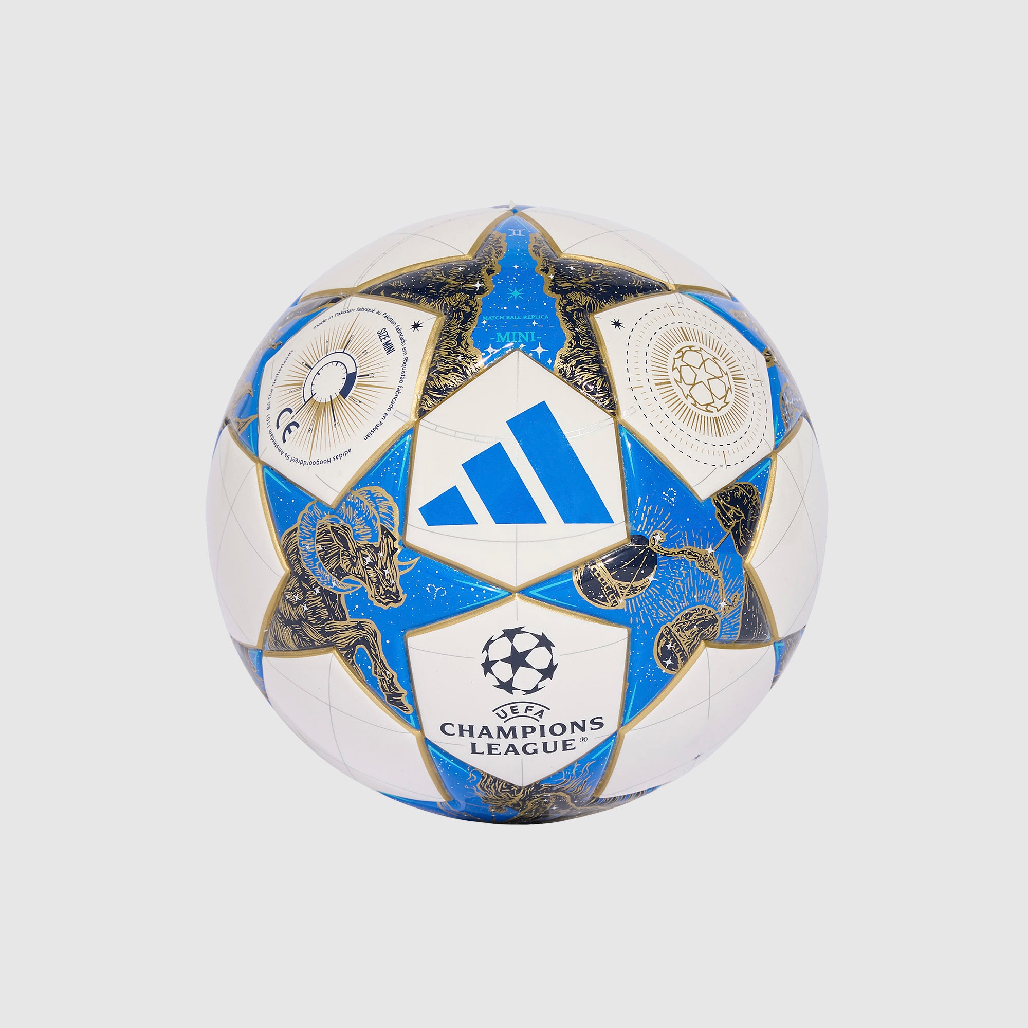 UEFA CHAMPIONS LEAGUE サッカーボール adidas UEFA Champions League 25/26 Mini Soccer Ball - White/Dark