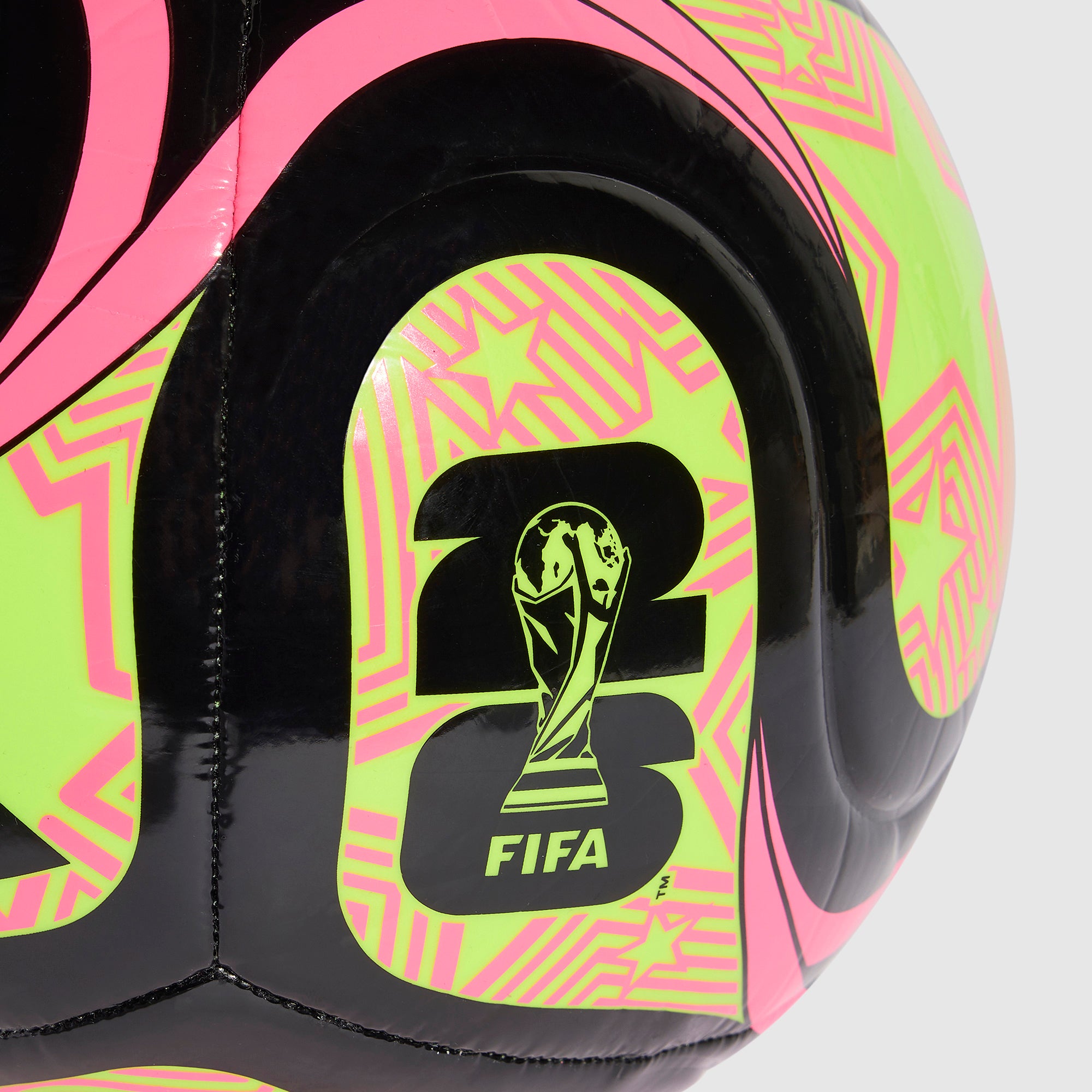 adidas World Cup 2026 Club Soccer Ball - Black/Lucid Lemon/lucid