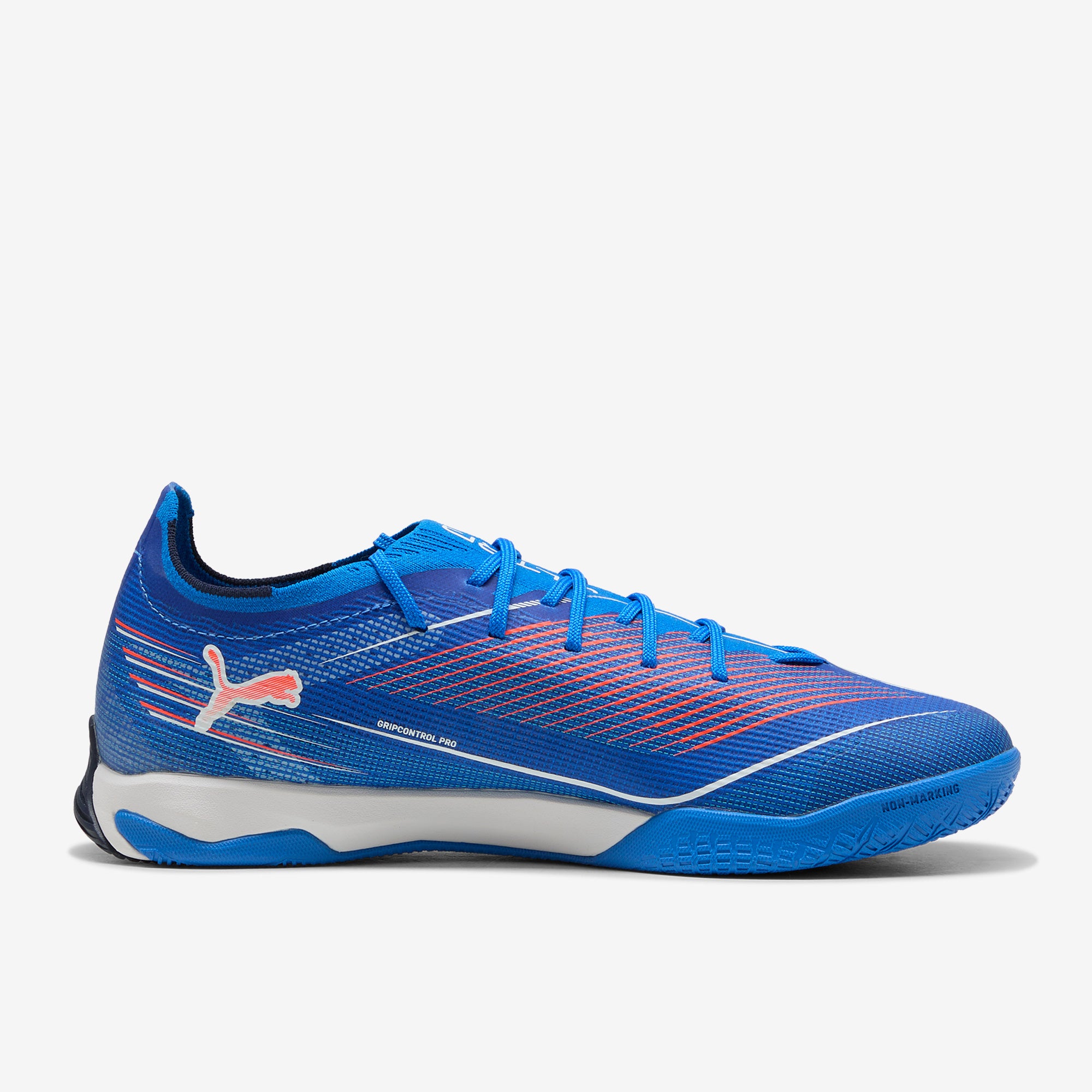 Puma Ultra 6 Pro Court - Ultra Blue/Puma White/Glowing Red - Adult