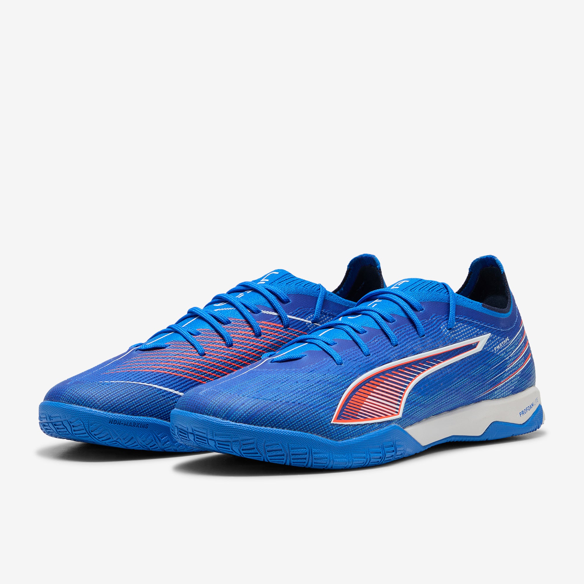 Puma Ultra 6 Pro Court - Ultra Blue/Puma White/Glowing Red - Adult