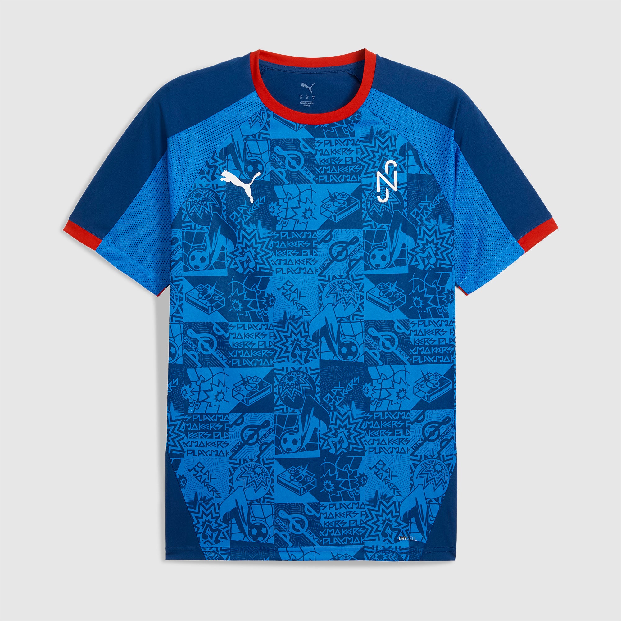 新品 未使用 ゲームシャツ NEYMAR ネイマール ユニホーム ユニフォーム Puma x Neymar Playmaker Jersey - Blazing Blue/Puma White - Mens