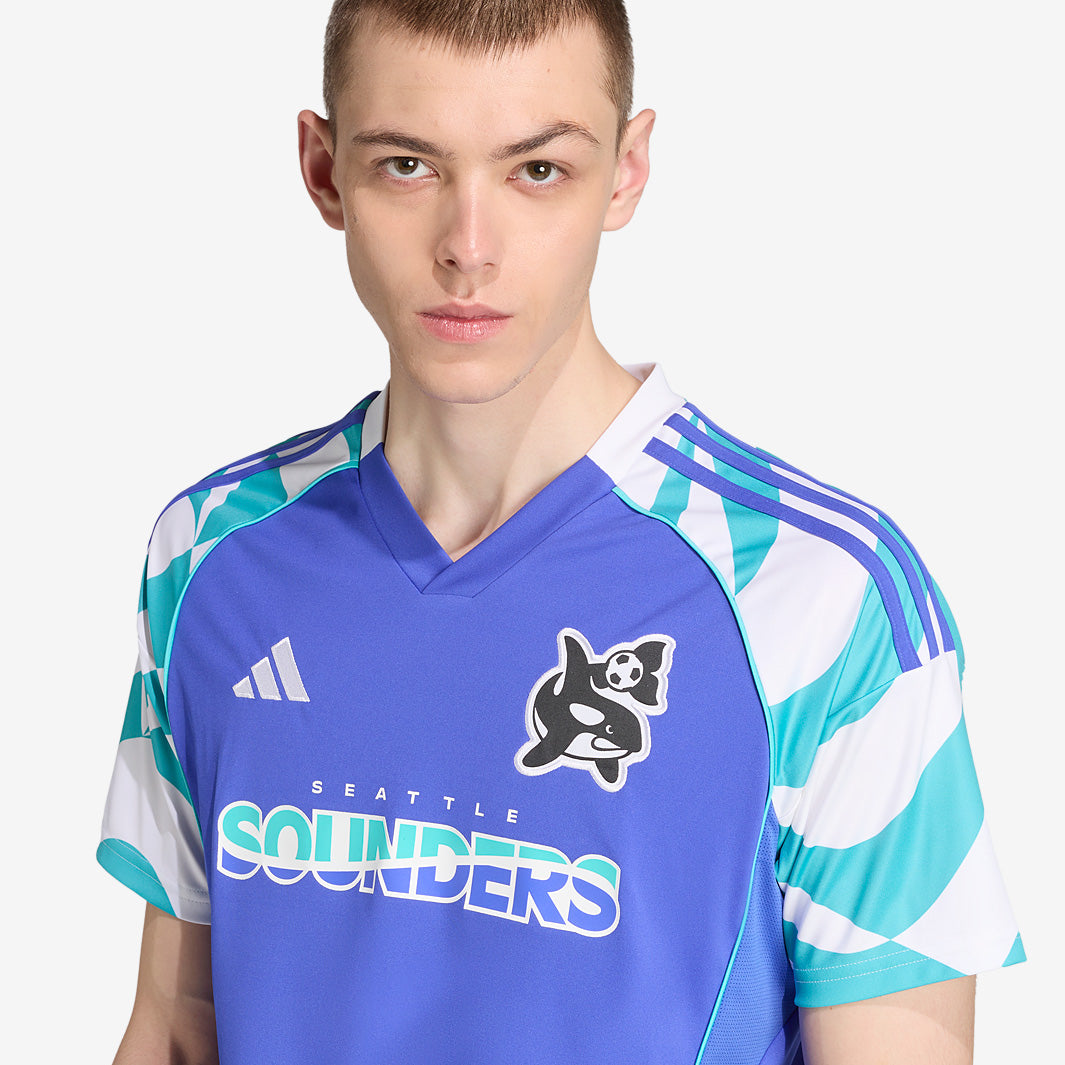 adidas Seattle Sounders 2025 Archive Jersey - Sonic Ink - Mens Replica