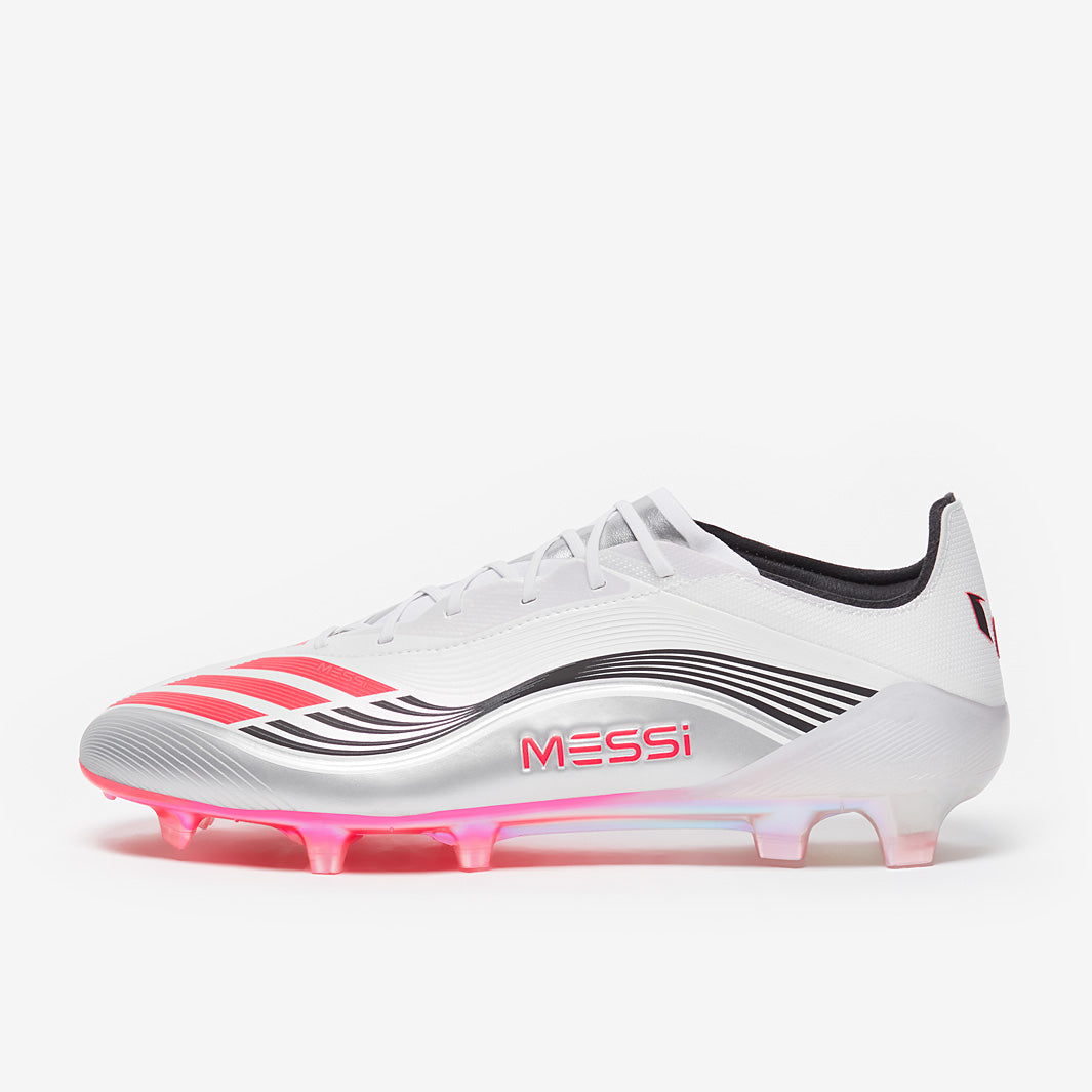 adidas F50 Elite Firm Ground x Messi - Ftwr White/Lucid Red/Silver
