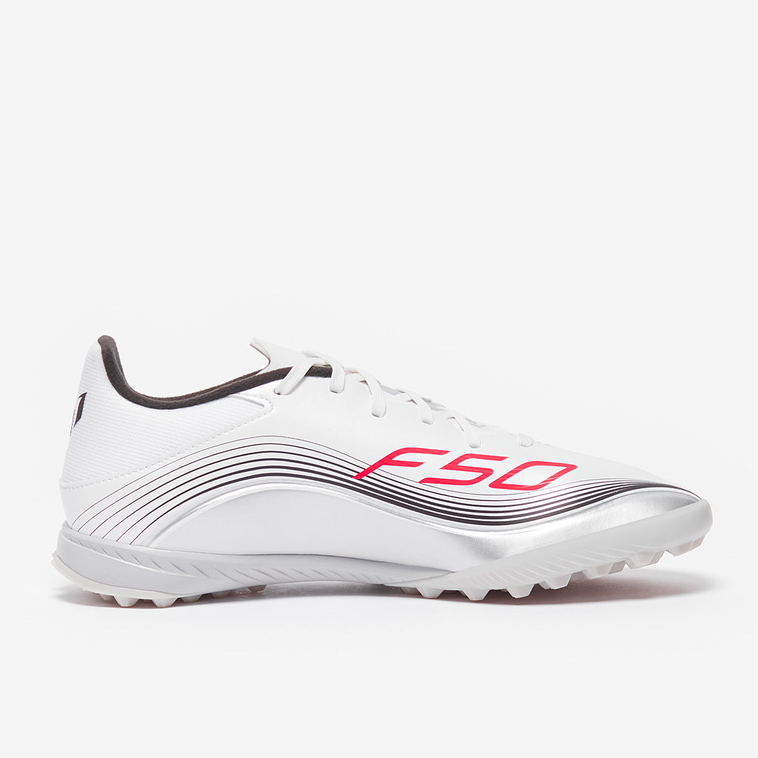 adidas F50 League Turf x Messi - Ftwr White/Lucid Red/Silver Met