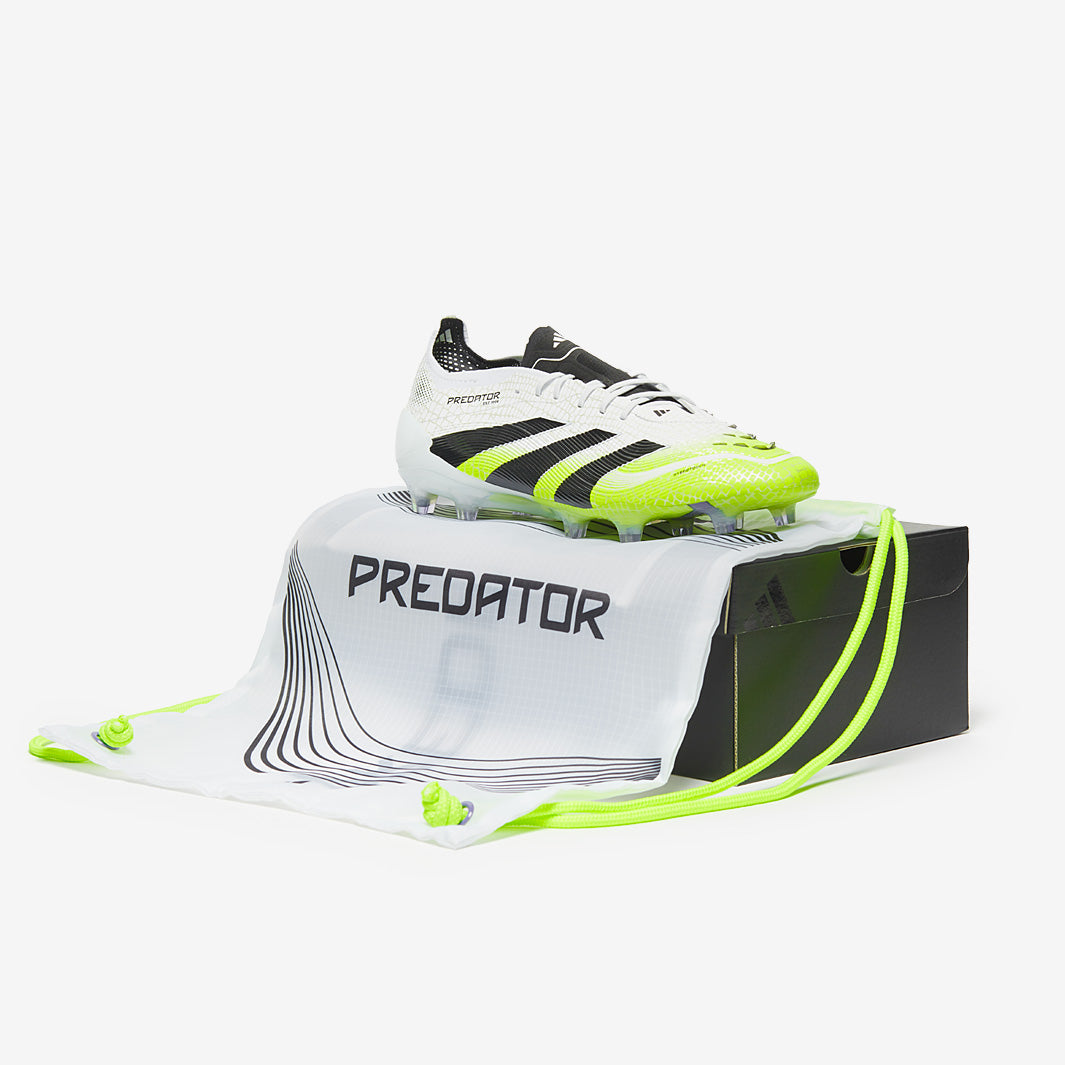 adidas Predator スパイクシューズ ホワイト/ブラック/ライム adidas Predator League Firm Ground/Mixed Ground - Ftwr White/Core