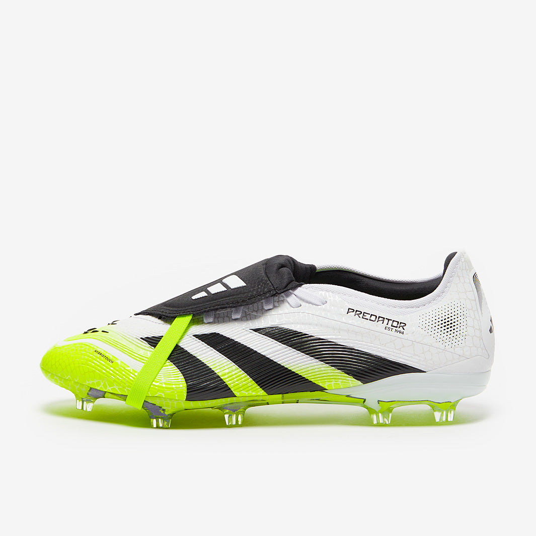 adidas Predator Pro Tongue Firm Ground - Ftwr White/Core Black