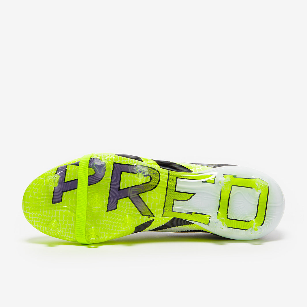 adidas Predator Pro Tongue Firm Ground - Ftwr White/Core Black