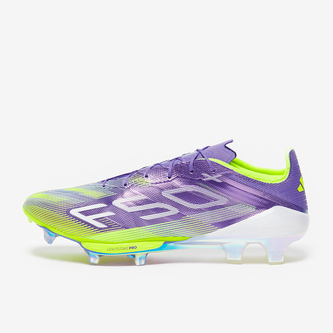 adidas F50+ Firm Ground - Purple Rush/Ftwr White/Lucid Lemon