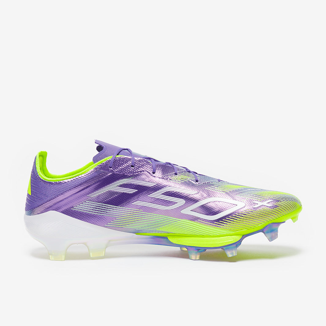 adidas F50+ Firm Ground - Purple Rush/Ftwr White/Lucid Lemon