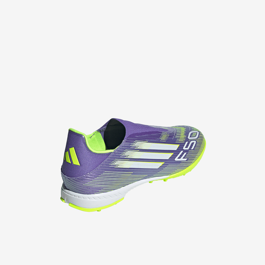 adidas F50 League Laceless Turf - Purple Rush/Ftwr White/Lucid