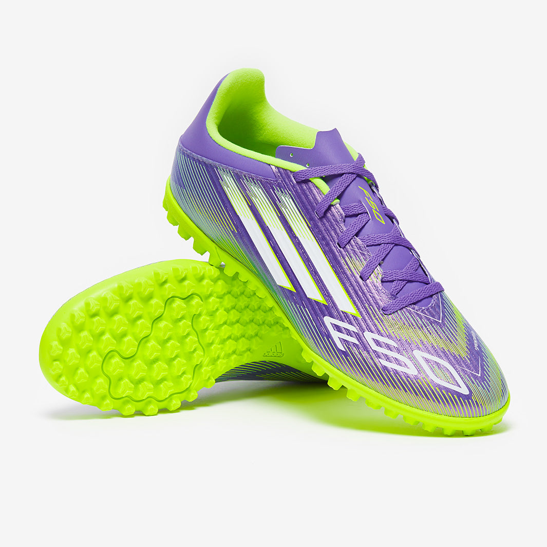 アディダスF50 adidas F50 Club Turf - Purple Rush/Ftwr White/Lucid Lemon - Adult