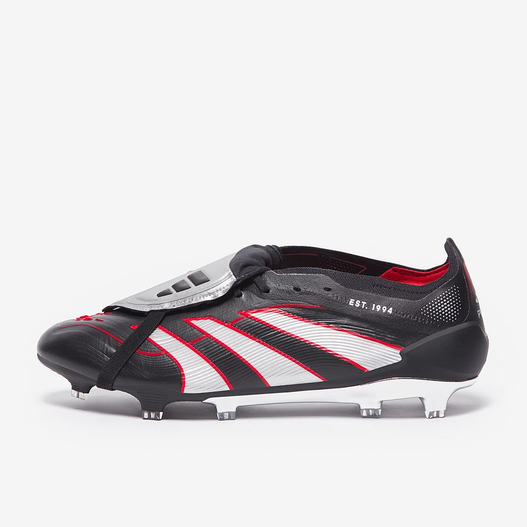 adidas Predator Elite Tongue Leather Firm Ground - Core Black